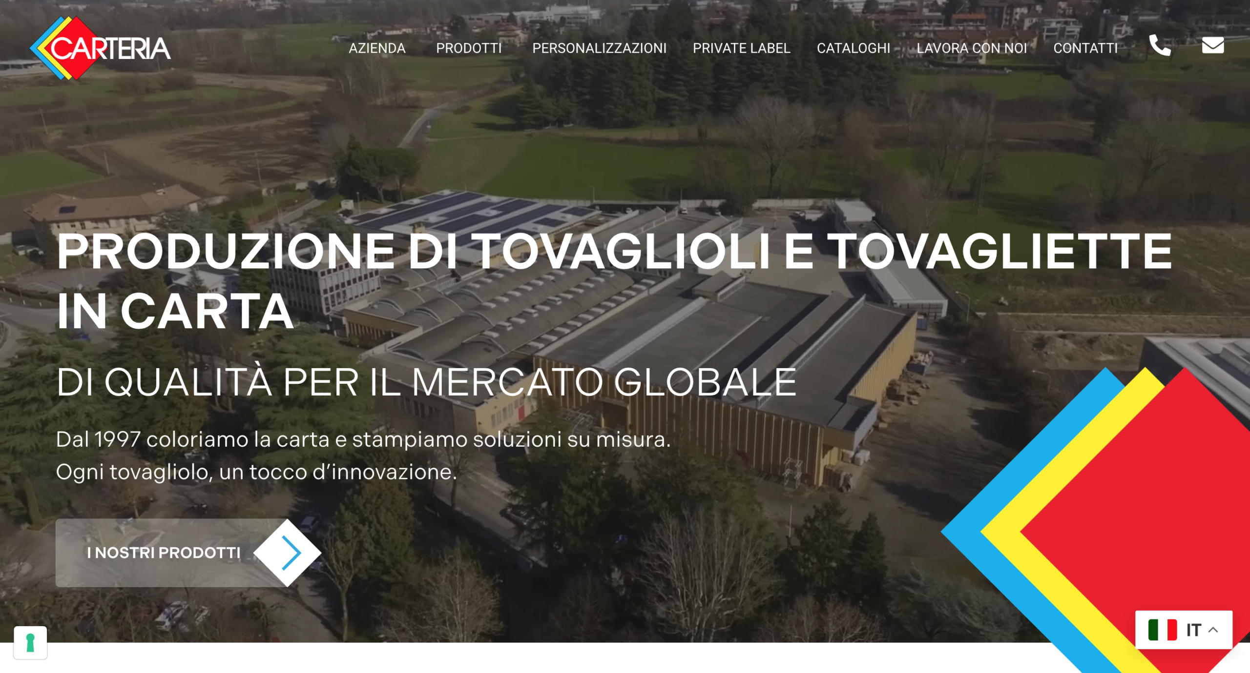 realizzazione sito web carteria